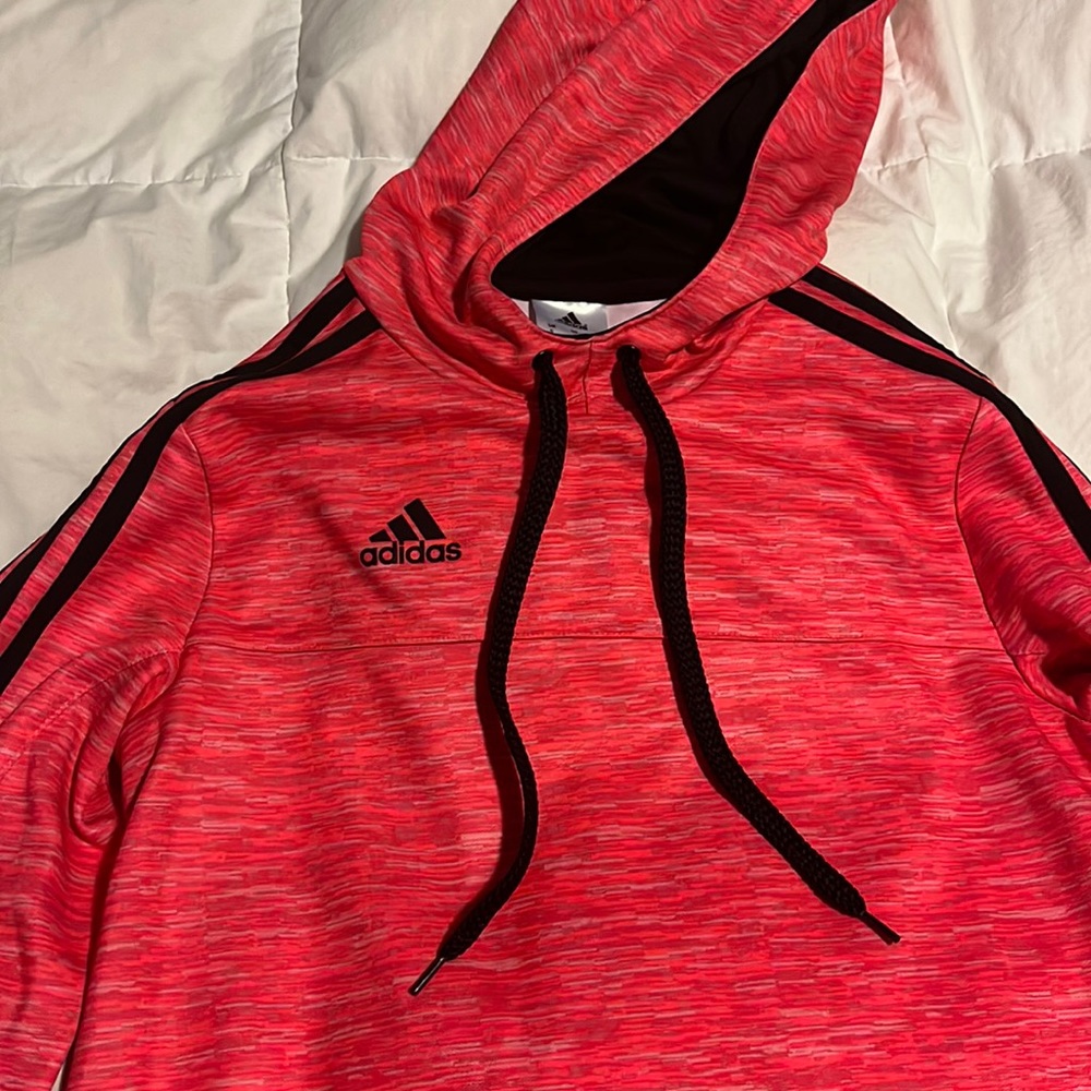 Neon pink Adidas climalite jacket